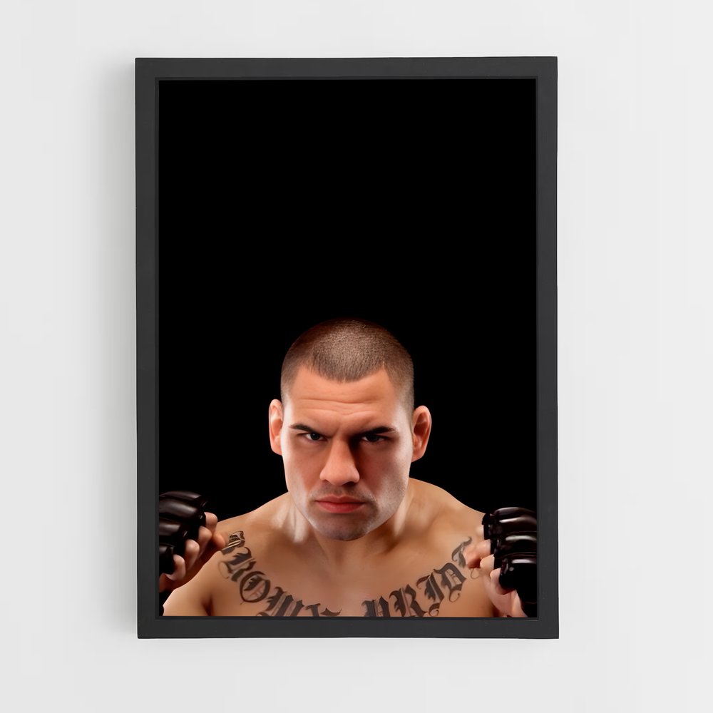 Poster Cain tatouage – affiche MMA (vue 2)